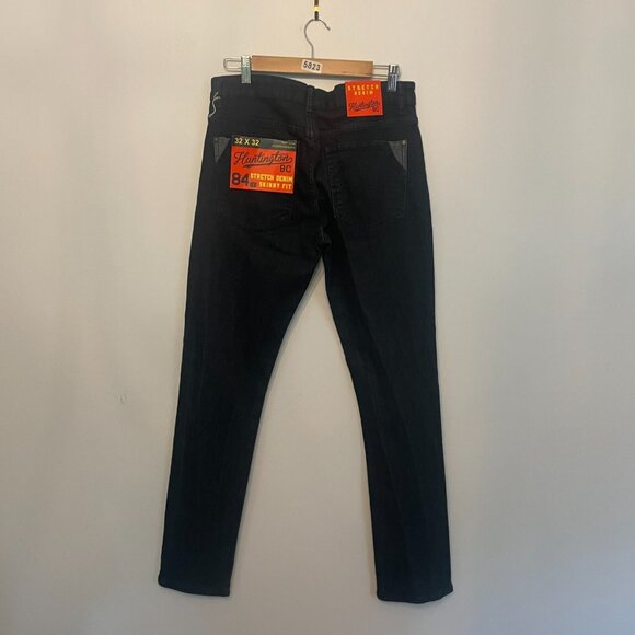 Huntington BC Surf Team Men's Skinny Fit 5 Pocket Stretch Denim Jeans NWT 32X32 - Picture 8 of 10